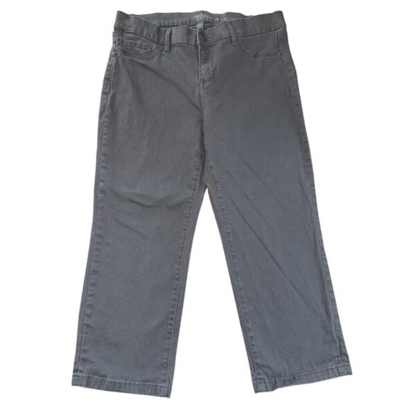 Soho Gray Cropped (Capri) Legging Size 10 Women Jeans - Picture 1 of 3